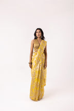 Twill Bloom Sunshine Saree
