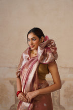 Plum Silk Tissue Buti