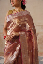 Plum Silk Tissue Buti