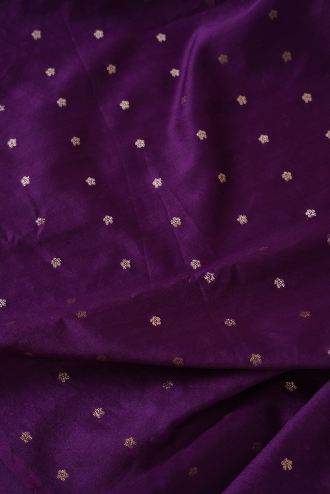 Barkha Cotton Silk Purple Saree