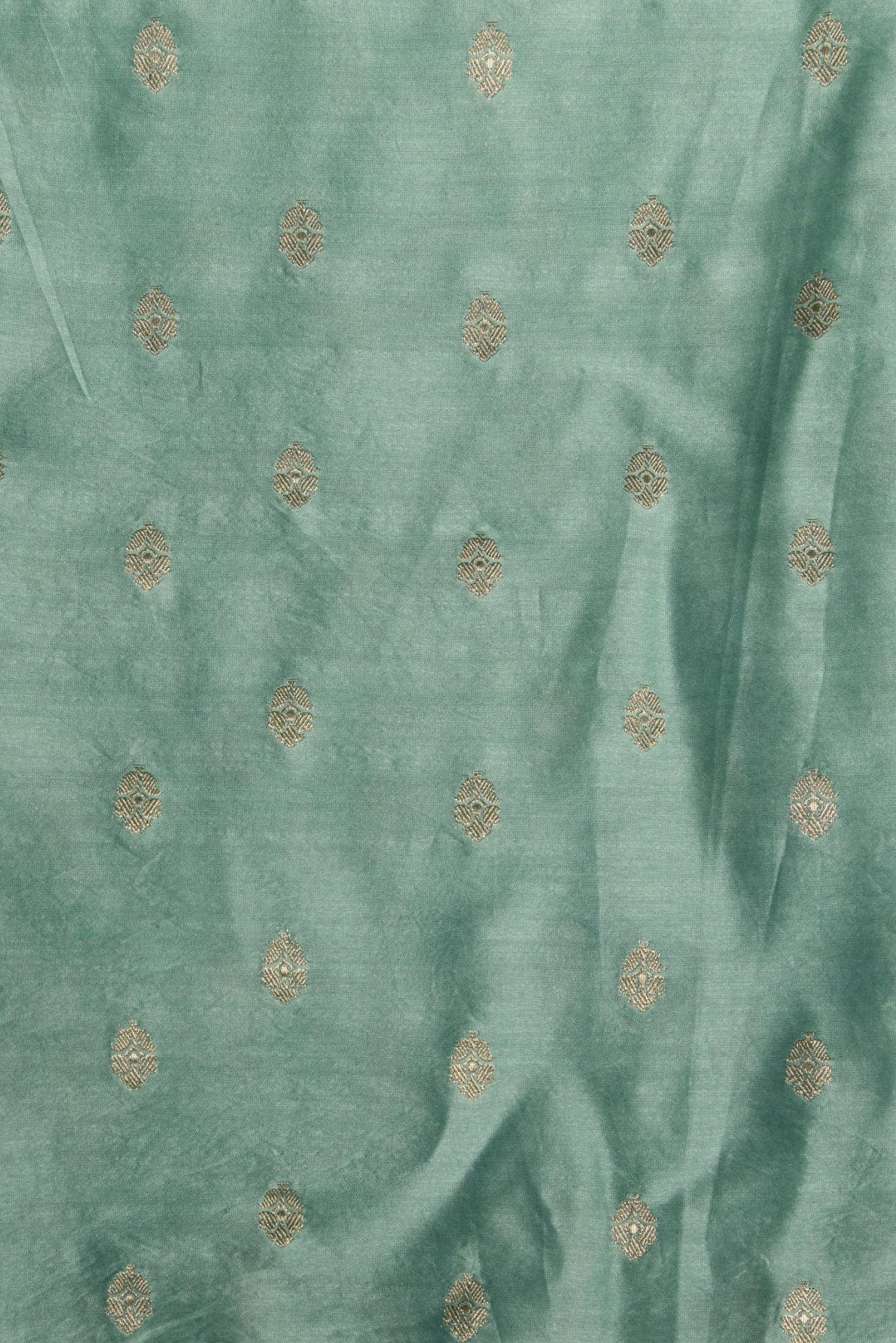 Ice Blue Silk Jacquard Tissue Saree