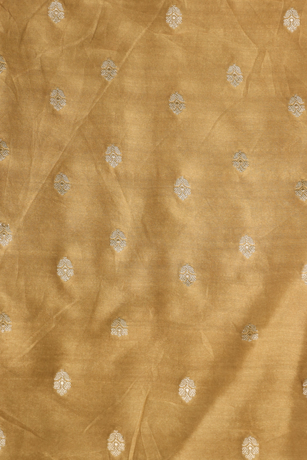 Autumn Mustard Pure Zari Stripes Saree