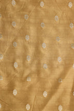 Autumn Mustard Pure Zari Stripes Saree