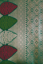 Green Kora Silk Saree
