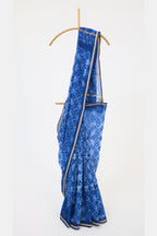 Indigo Shibori Saree