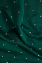 Gulbagh Emerald Green Organza Saree