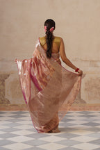 Plum Silk Tissue Buti