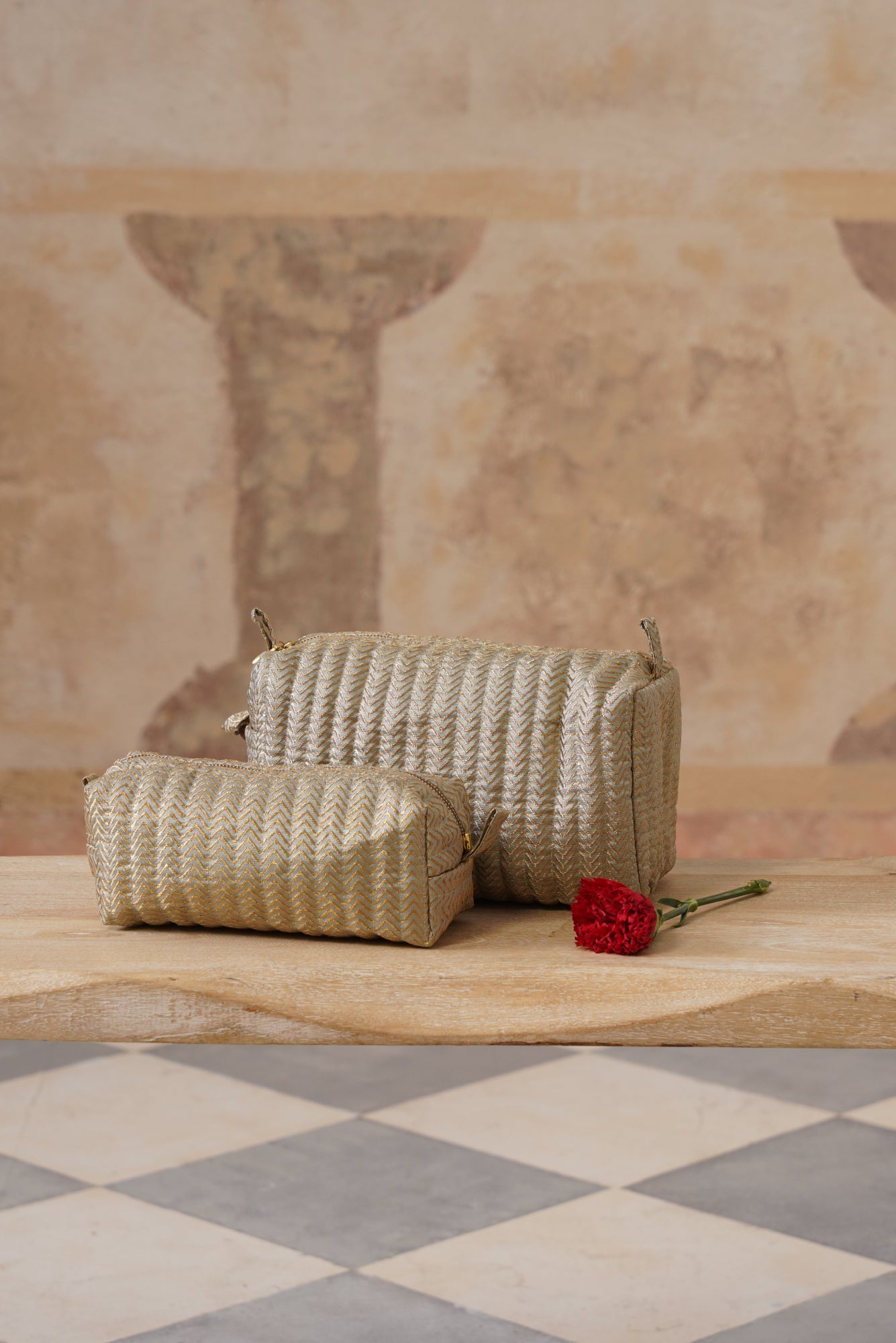 Champagne Vanity Bag