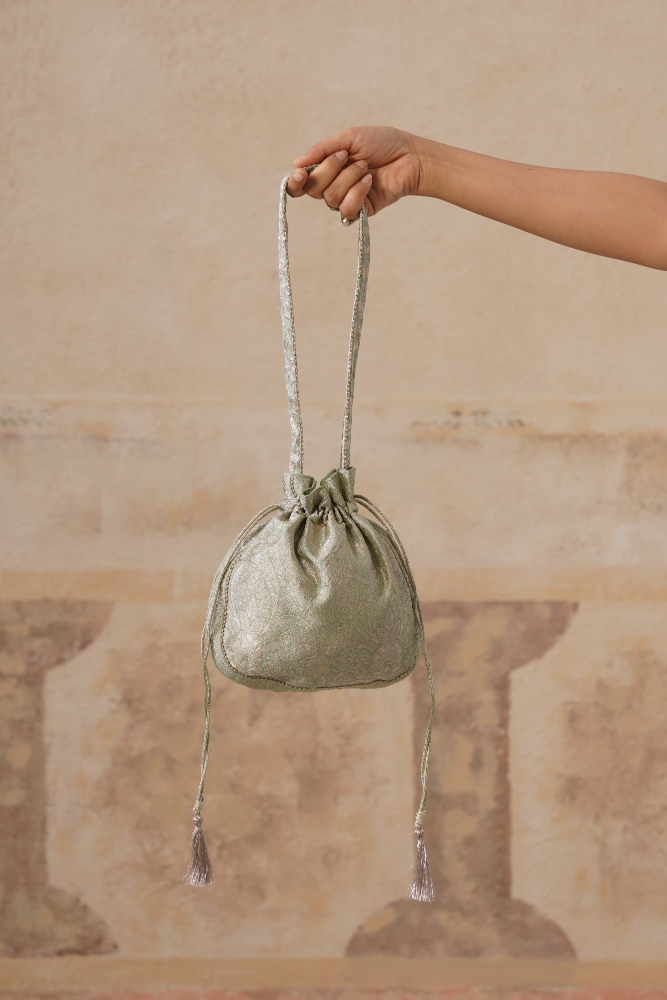 Mint Potli Bag