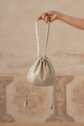 Beige Potli Bag
