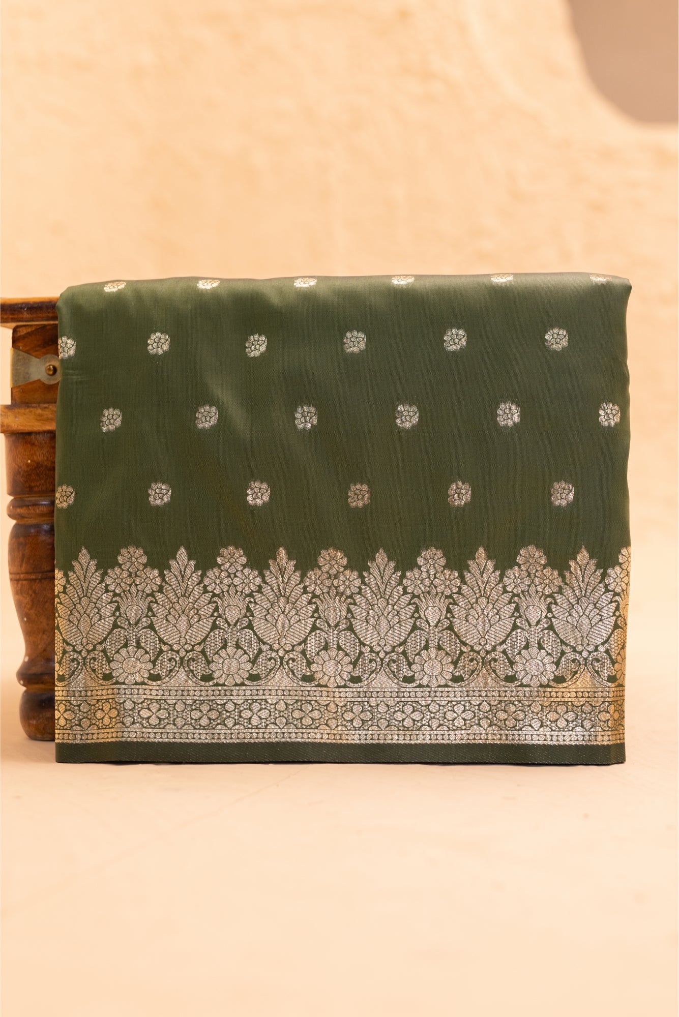 Sage Green Upada Silk Saree