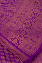 Raw Silk Wine Zari Saree