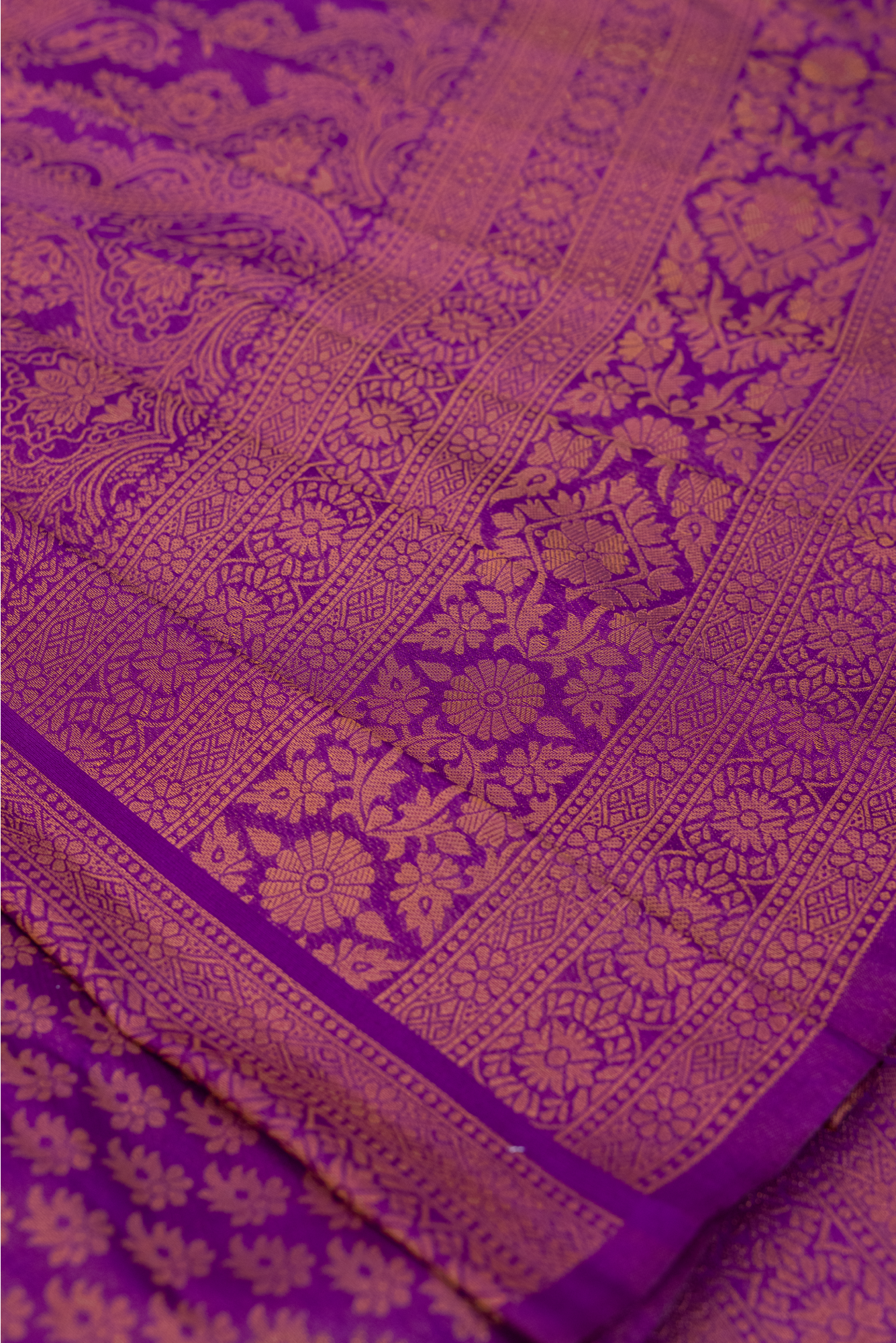 Raw Silk Wine Zari Saree