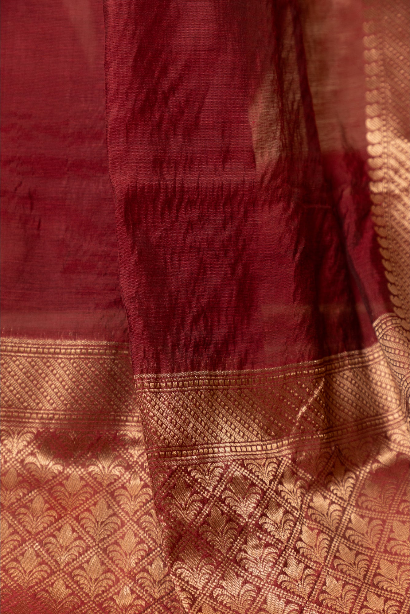 Maroon Liva Saree