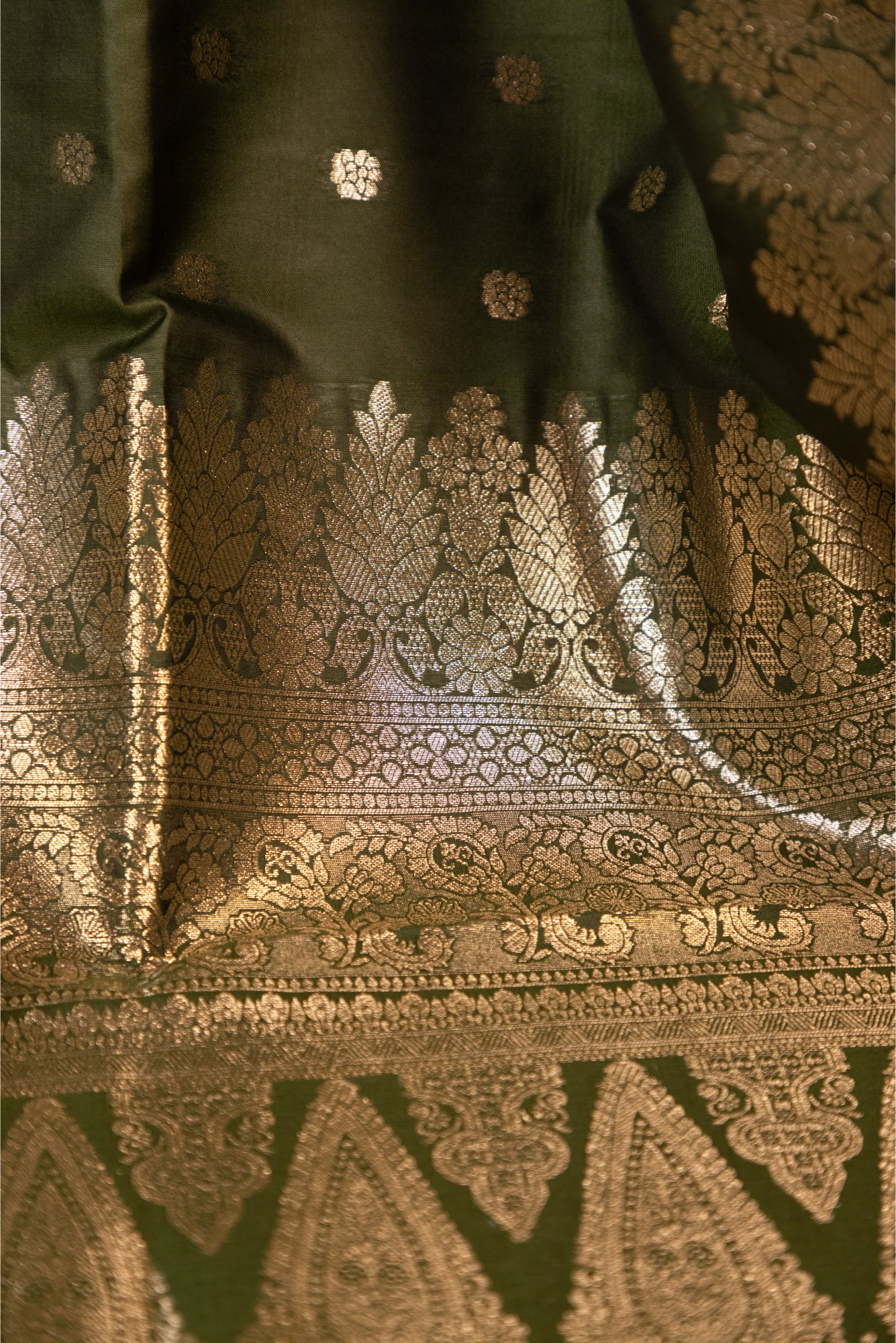 Sage Green Upada Silk Saree